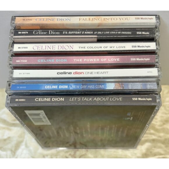 Celine Dion CD Album Collection Lot Of 7 Falling Into You / Lets Talk About Love - Picture 2 of 16